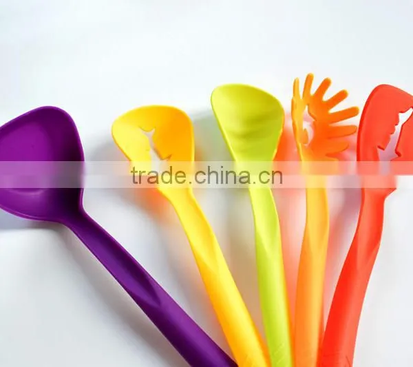 5 Pcs/set Non-stick Heat-resisting Nylon Cooking Tool Sets, Kitchen Utensil Set, Kitchenware Noodle Spoon Colander Scoop Ladle photo-3