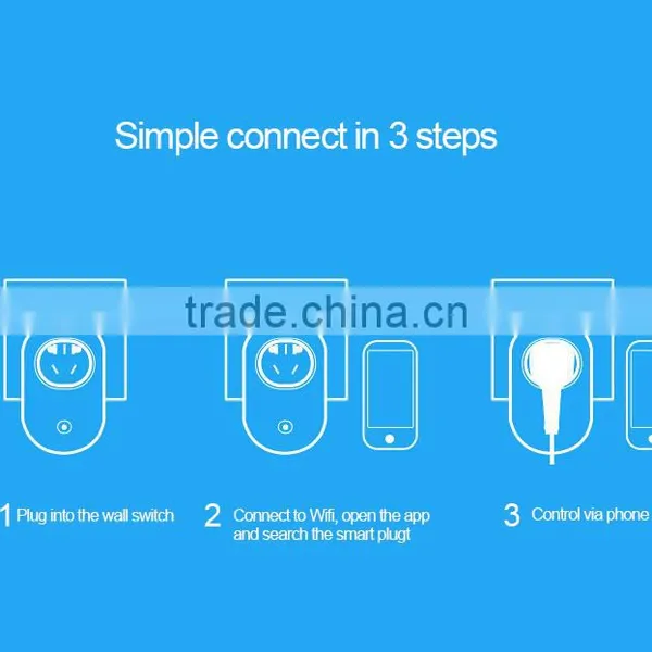 IOS Android Phone Free App Control Smart Wifi Socket Plug photo-5