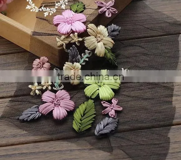 Stereoscopic Ribbon Embroidery Flower photo-2