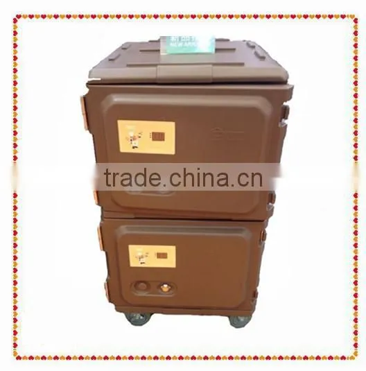 Double Doors Plastic Food Heated Cabinet, Electric Heated Food Warmer photo-2