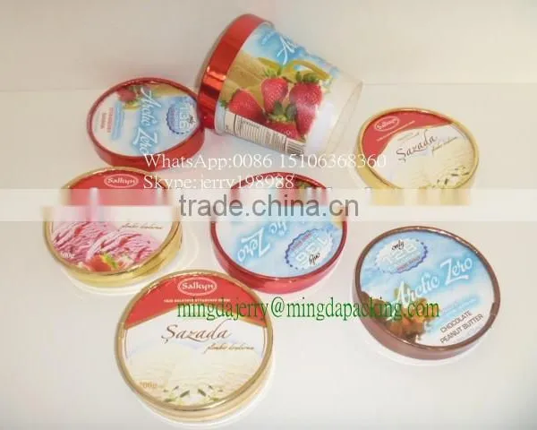 340ml Paper Printed Pint Ice Cream Containers/Cups photo-4