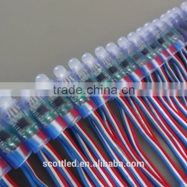 12V 0.6W 12mm WS2811 RGB LED Pixel Light IP68 Waterproof photo-5