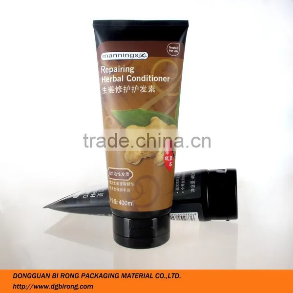 400ml PE Cosmetic Herbal Conditioner Tube Packaging photo-2