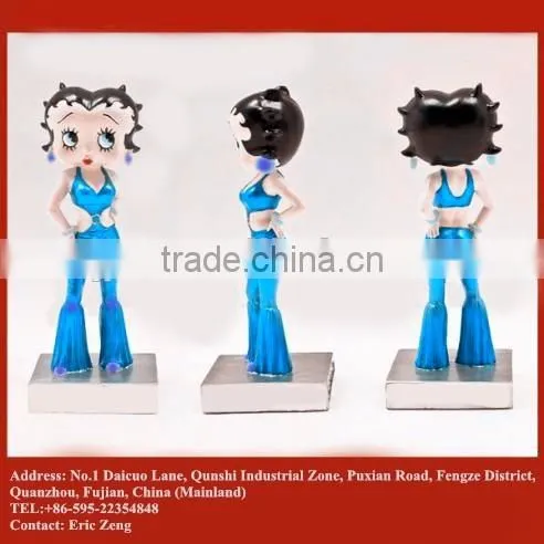 2016 Resin Sexy Betty Boop Figurine for Resin US Betty Statue Decor photo-4