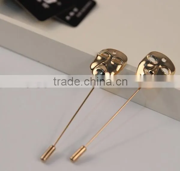Business Gift Brooch Pins, Men Brass Lapel Pin, Metal Brooch Pins