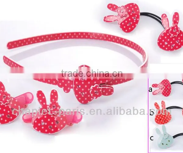 Jewelry Hair Accessory Set, Rhine Stone Luxury Flower Hair Clip Set for Women, Fancy Hair Barrettes Wholesale in China