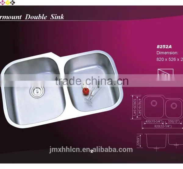 2015 Hot Sale New 304 Stainless Steel Kitchen Sink