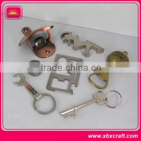 Wholesale Custom Logo Bottle Opener 3d Metal Keyring photo-3