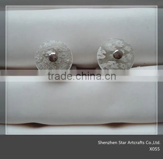 X055 Make Custom Crystal Cufflinks