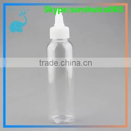 Plastic Bottle With Twist off Cap for e Liquid /120ml Twist off Cap Bottles on Sale
