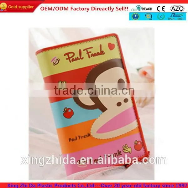 Girl's Cute pu Wallets With Monkey