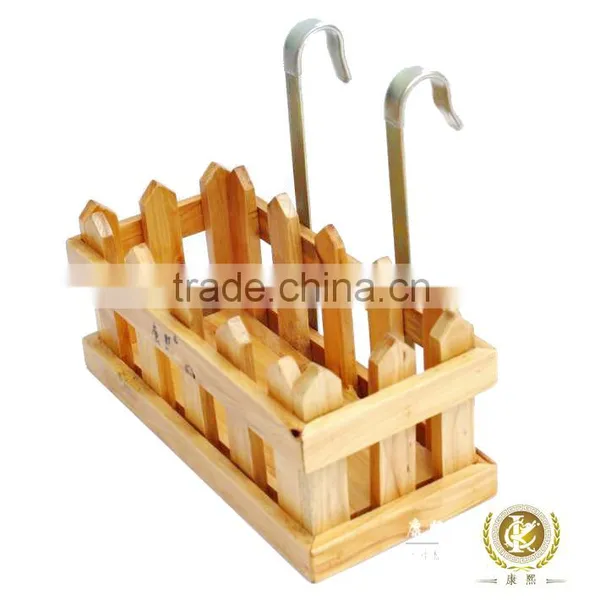 Wooden Hanging Basket Bathroom Accessaries Bathtub Mats photo-2