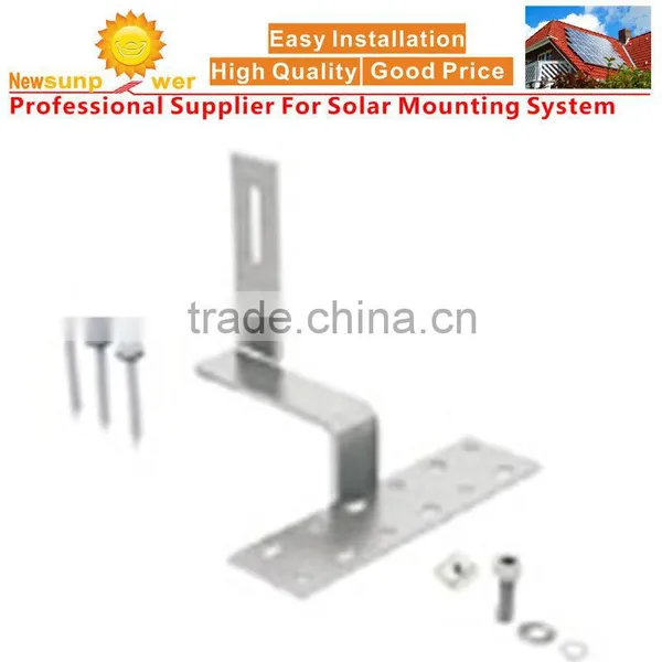 Solar Panel Mounting Tile Roof Hook System photo-4