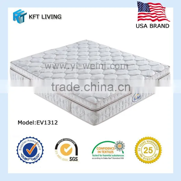 Accept Personal Design and Personal Logo Pocket Spring Made by Professional Machine Mattress With Thicken Foam