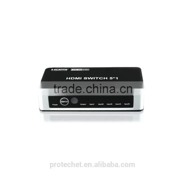 PREMIUM 5 PORTS HIGH SPEED HDMI SWITCHER WITH IR WIRELESS REMOTE SUPPOET 1080P V1.3 INDIA MARKET CHEAP PRICE photo-5