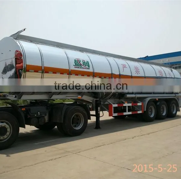 Aluminum Alloy Fuel Tank Truck Trailer From China Supplier Shengrun photo-3