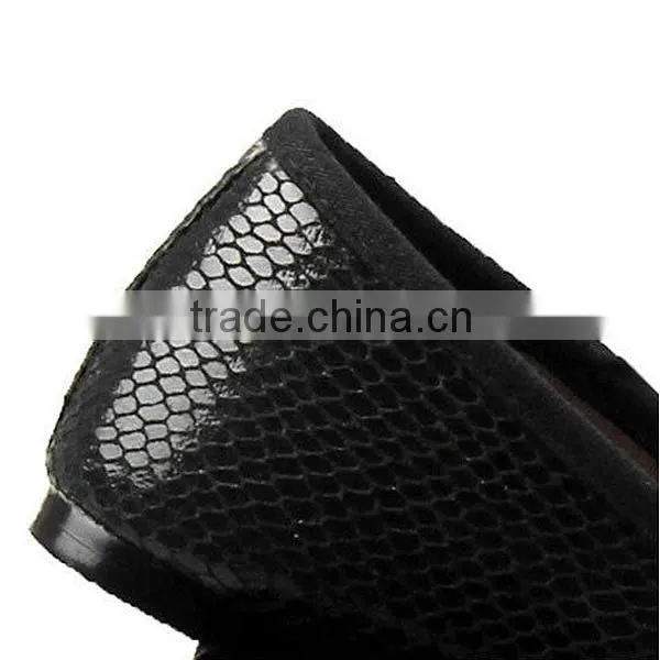 2015 Summer New Ladies Womens Snake Skin Print Flat Shoes Ballerina Ballet Flats Black Plus Size Free Shipping photo-5