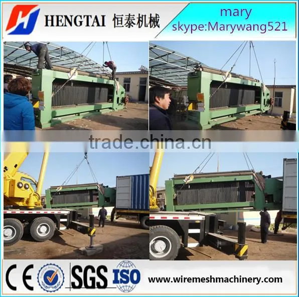 China Manufacture Automatic Large Hexagonal Wire Netting Machine Gabion Machine photo-6