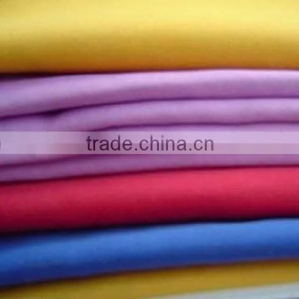 DYED/BLEACHED POLYESTER FABRIC TC65/35 133*72 58/59" SUPPLIER
