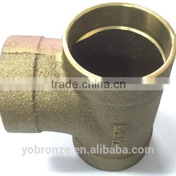 Good Quality in Taiwan Bronze Casting DWV Copper Tee Manufacture photo-5