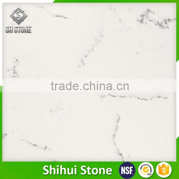 Best Quality Fake Quartz Countertops, Ice White Quartz Countertop photo-5