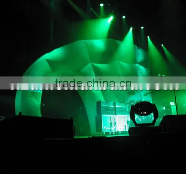 Inflatable Swan Arch Backdrop Wall for Stage Decoration photo-2