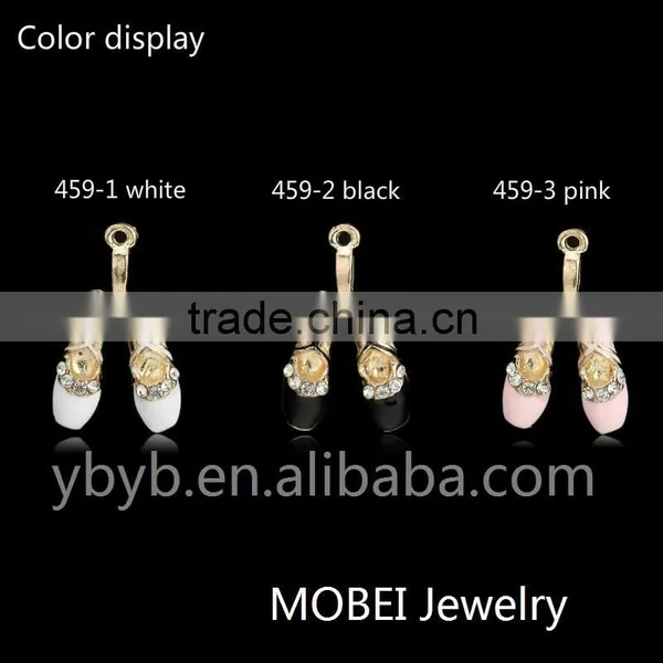 Making Lovely Pearl Adjustable Metal Clip on Bridal Shoe Accessories for Shoe Shop photo-3