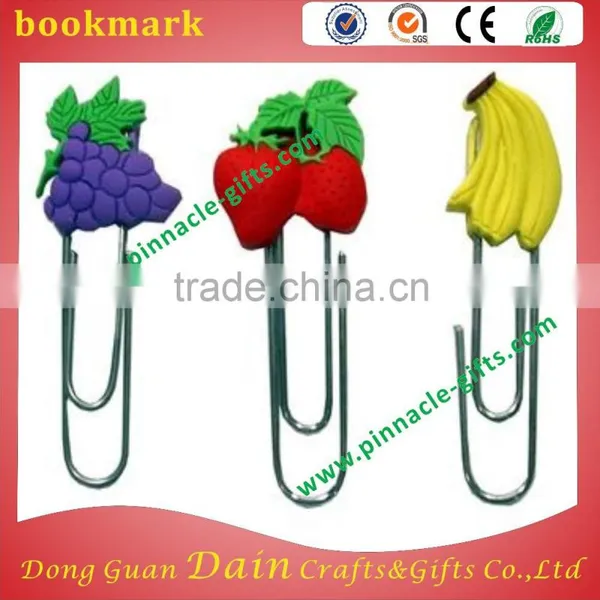 pp plastic fruit shaped double clip folder