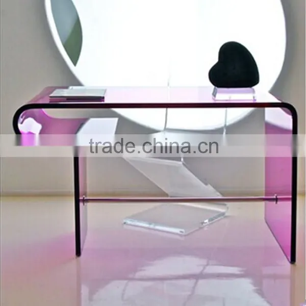 Customized Different Color Morden Style Acrylic Table Wholesale Shenzhen Manufacturer photo-2
