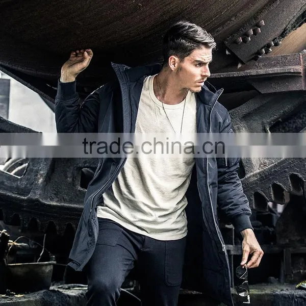 Classic Knee Length Warm Winter Overcoat Long Mens Coat photo-2