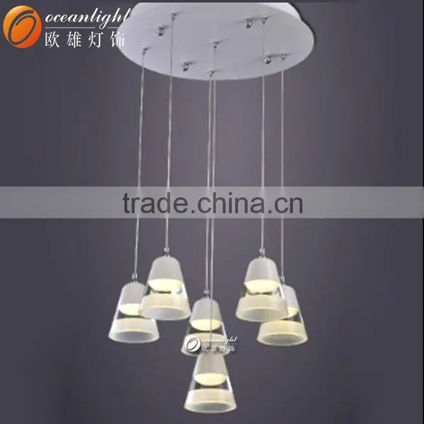 Dinning Pendant Light Cup Pendant Chandelier Acrylic Modern Chandelier OXD9042D-25W photo-3