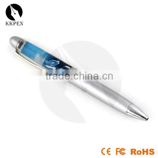 Custom 2D/3D Floater Liquid Pen Liquid Ballpoint Pen photo-3