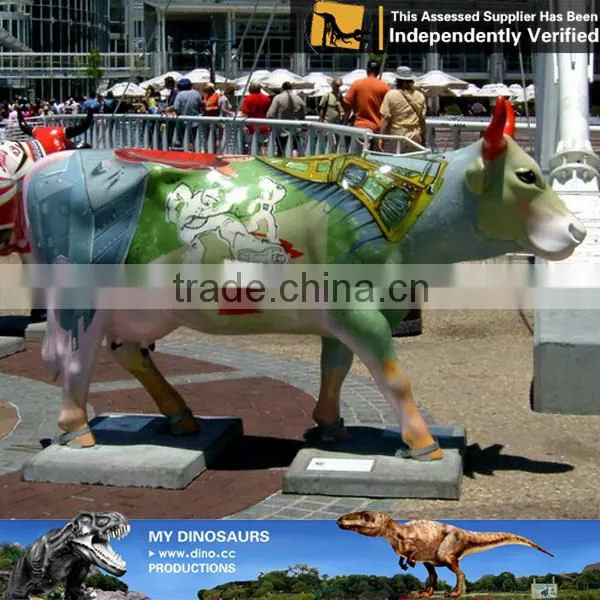 My Dino-C044 High Simulation Animal Model Outdoor Decoration Cows photo-5