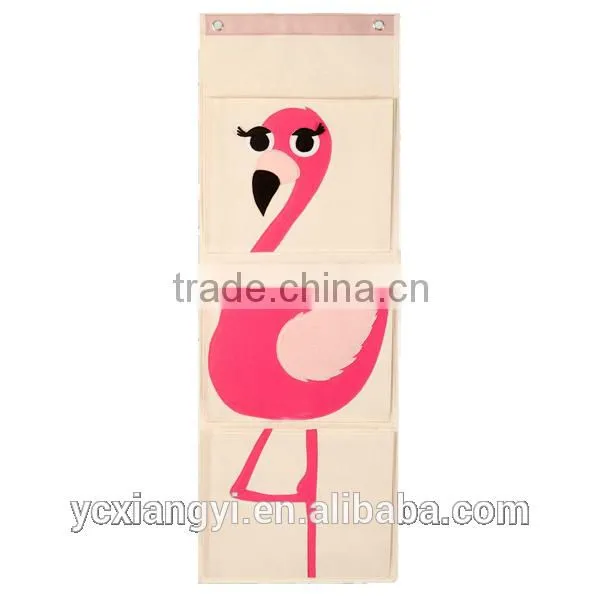 Cartoon Canvas Wall Storage for Kids , Door Hanging Storage Closet Organizer photo-5