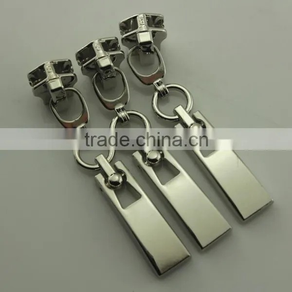 5#Technical Fashion Metal Zipper Slider Sector Pulls