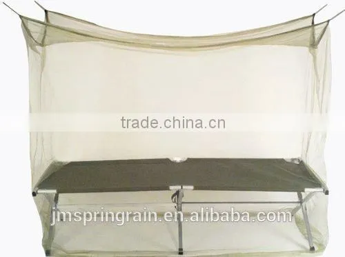 100% Polyester Olive Green Army Camping Ourtdoor Mosquito Net photo-2