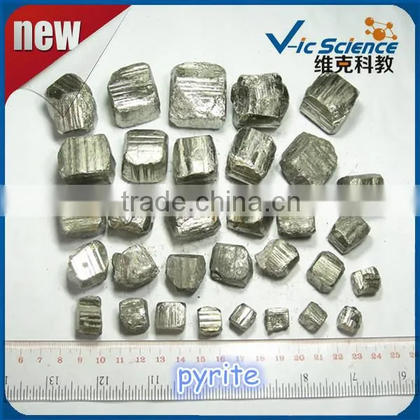 High Density Without Angle Dodecahedron Iron Pyrite Ore Fools Gold Samples for Sale photo-3