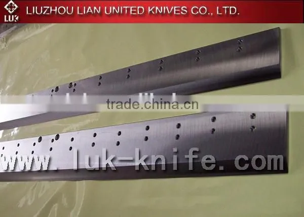 Carbide Inlaid 3 Sides Die-cutting Trimmer Knives for Brochures and Magazines and Guillotine Cutting Knife photo-2