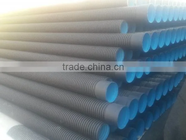 200mm SN8 Hdpe Corrugated Pipe photo-5