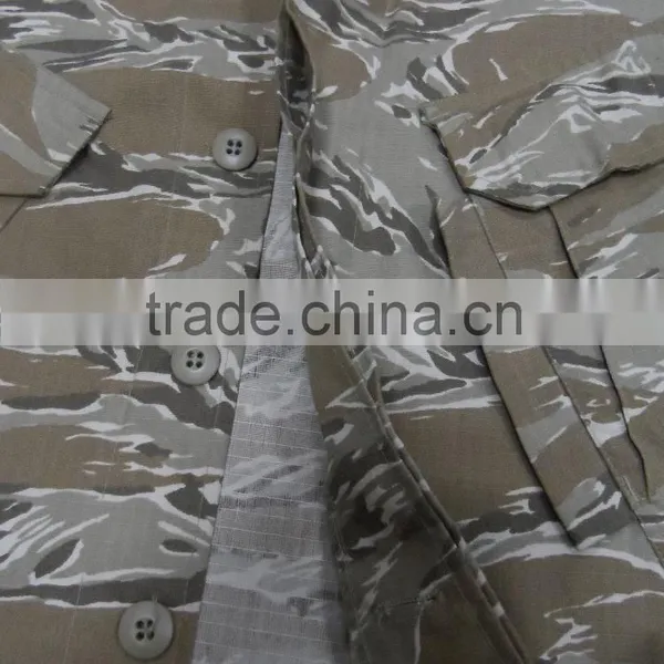 Custom Cotton Polyester Twill Khaki Camouflage Lybra Army ACU Uniform Clothing photo-6