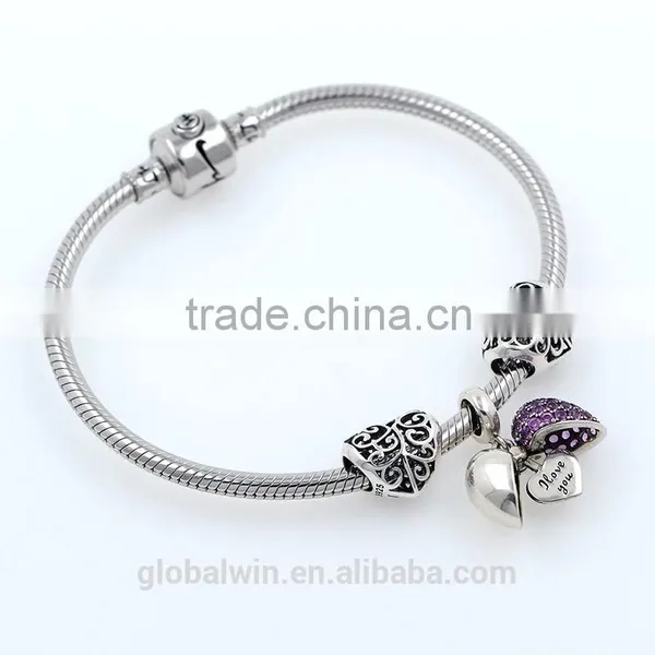 Blooming Royal Flower Pendant Oxidized 925 Silver Charm Custom Made Charms Wholesale New Design Ring Pendant Fit for Bracelet photo-5