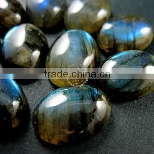 13x18mm AAA Grade Labradorite Shining Blue Oval Cabochon Special Jewelry Findings Supplies for Ring,DIY Pendant 4120057 photo-4