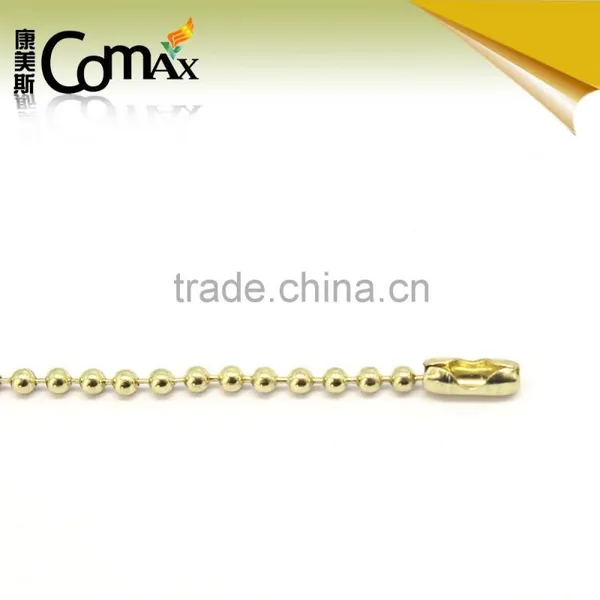 Brass Decorative Gold Metal Ball Chain photo-3