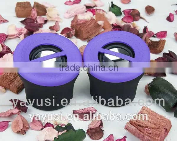 2.0 Passive Type Speaker for Computer/mobile Phone With Vibration Membrane at Bottom photo-2