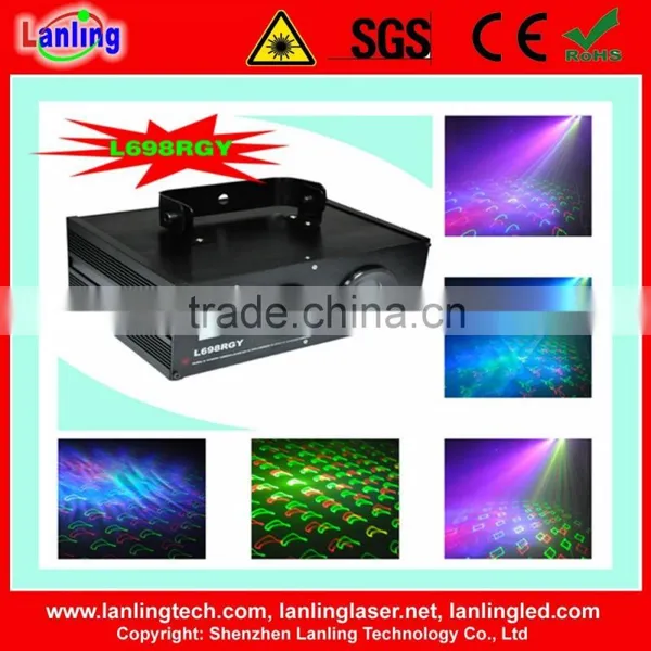 3W RGB LEDs and 150mW RGY Multi-Effect Laser Light