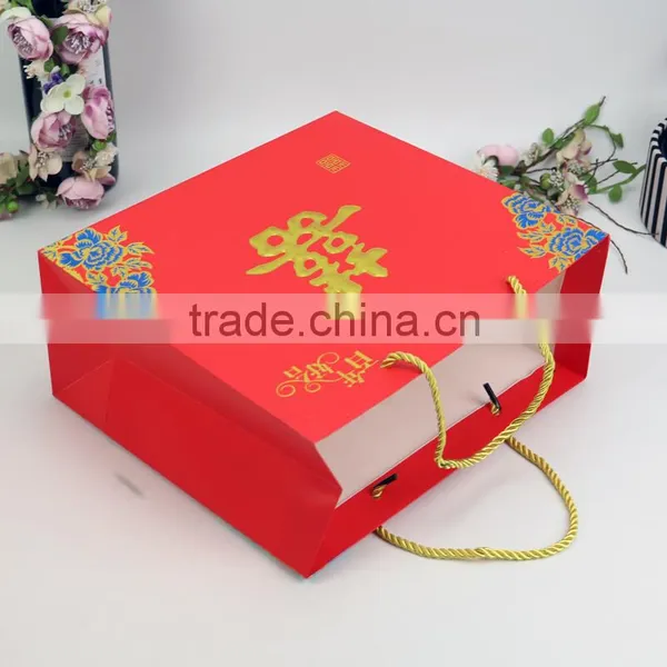 Wholesale Custom Factory Made Paper Bag Hand Bag Recyclable Wedding Gift Bags photo-4