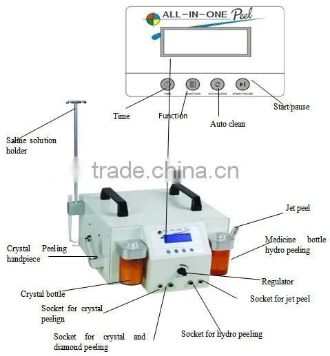 WF-25 Hydro-dermabrasion Machine Including Hydro+cystal+diamond+Jet Peeling photo-6