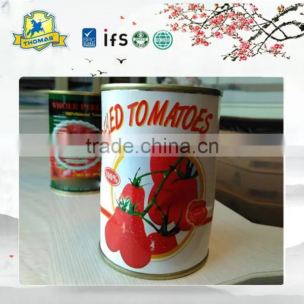 Canned Whole Peeled Tomato From China