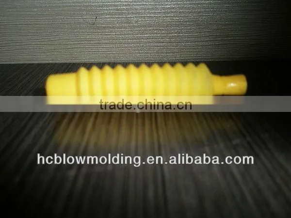 OEM Blow Molding Yellow Plastic HDPE Corrugated Pipe Plastic Pipe Elbow for Sale photo-2