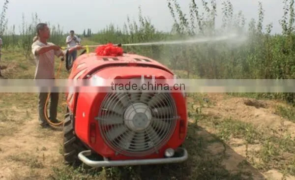 Best Price Self Propelled Garden Orchard High Press Boom Air Blast Sprayer Vehicle 1000L Tank With 60Hp Engine and A/c Cabin photo-2